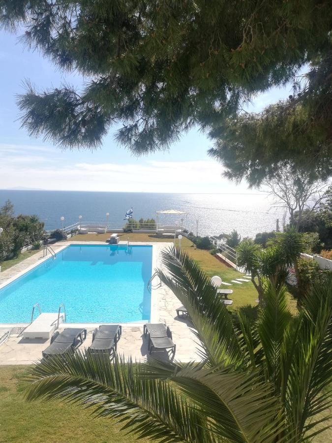 Beautiful, Private Villa By The Sea Agia Marina  Exterior photo