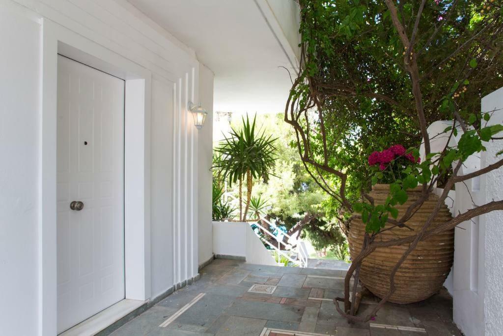Beautiful, Private Villa By The Sea Agia Marina  Exterior photo