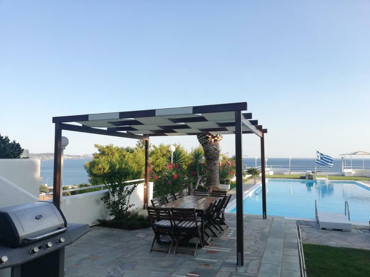 Beautiful, Private Villa By The Sea Agia Marina  Exterior photo