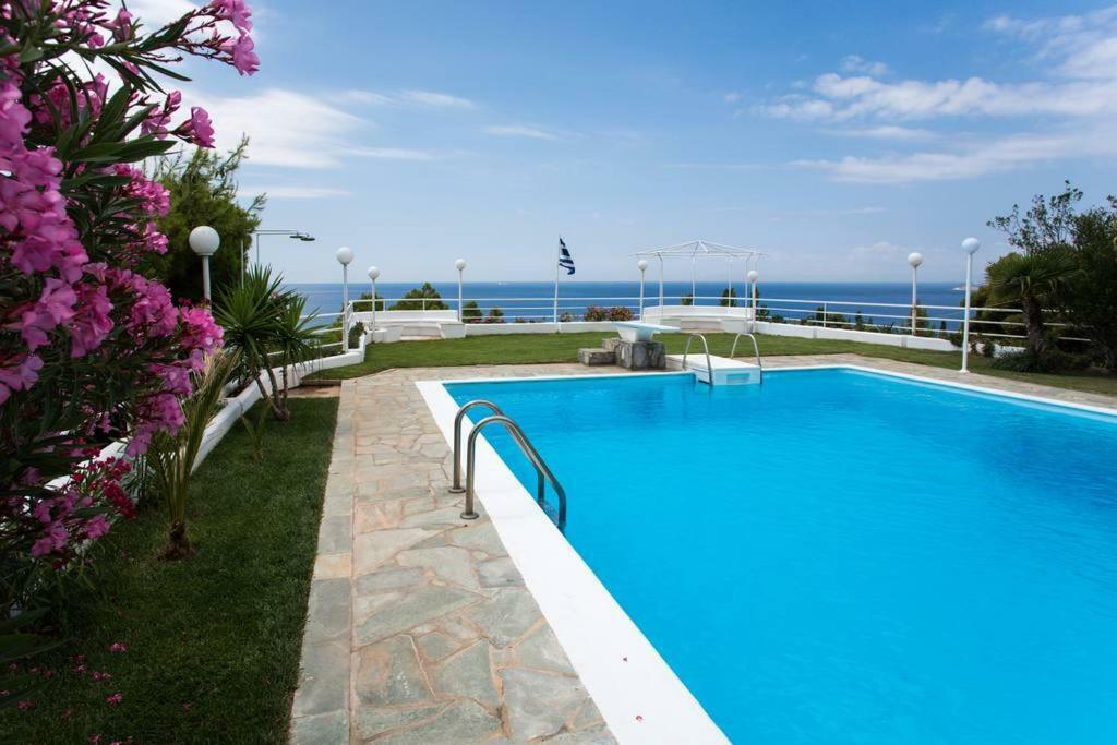 Beautiful, Private Villa By The Sea Agia Marina  Exterior photo