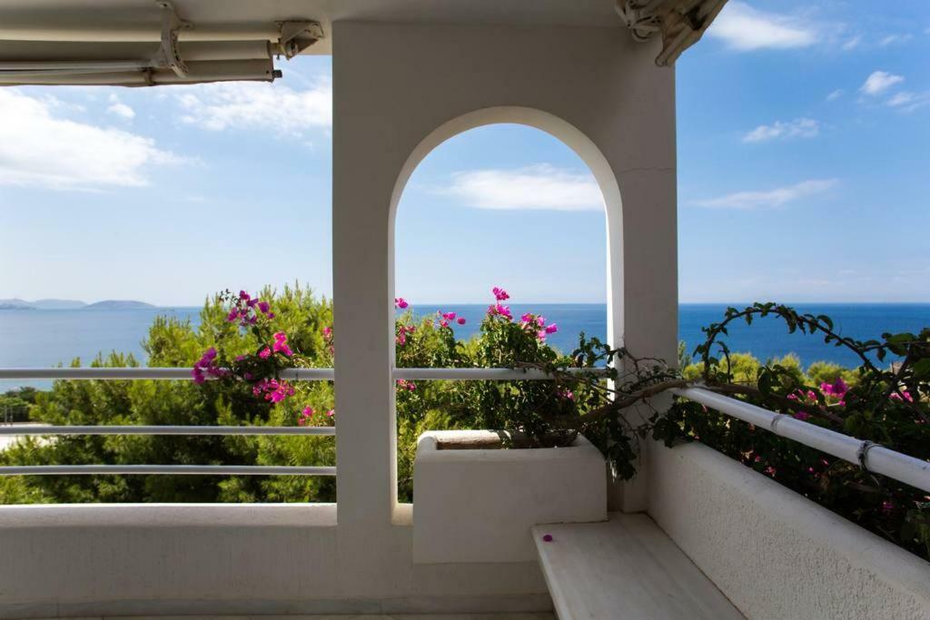 Beautiful, Private Villa By The Sea Agia Marina  Exterior photo