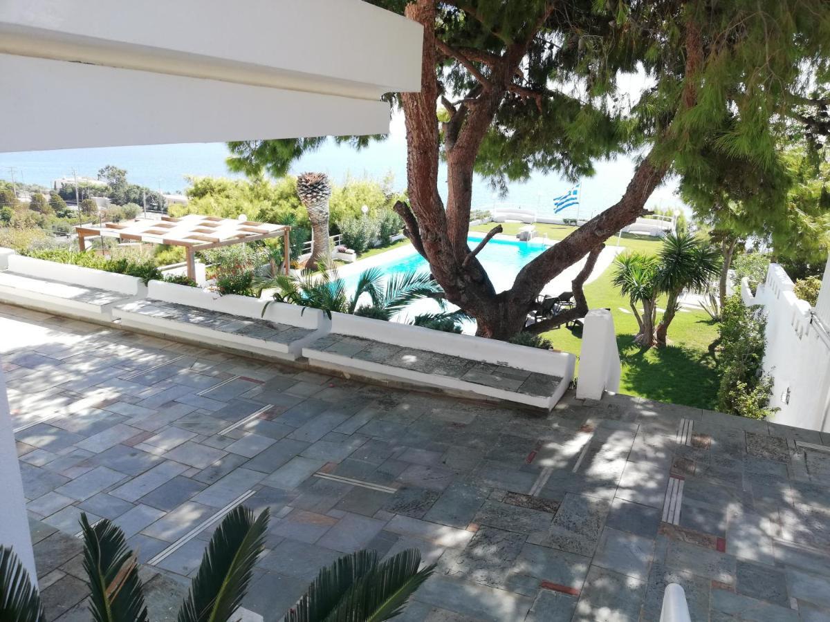 Beautiful, Private Villa By The Sea Agia Marina  Exterior photo